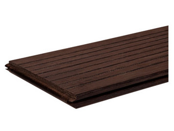 Terrassendiele aus thermobehandeltem Bambus 