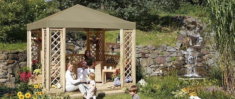 Schöne Pavillons für Ihren Garten